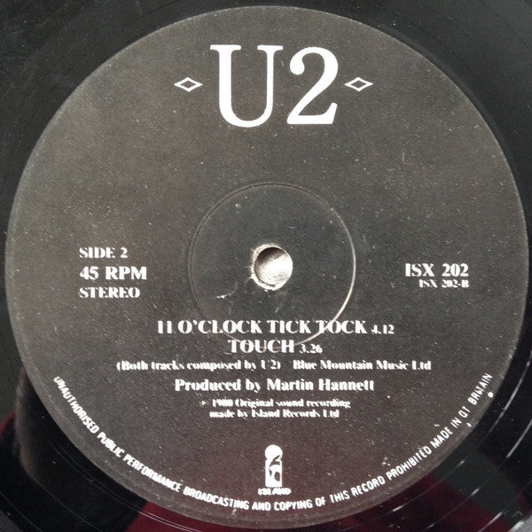 U2 : Pride (In The Name Of Love) (12")