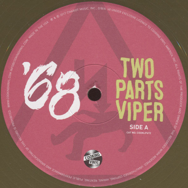 '68 : Two Parts Viper (LP, Album, Gol)