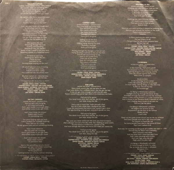 Crosby, Stills & Nash : CSN (LP, Album, Mon)