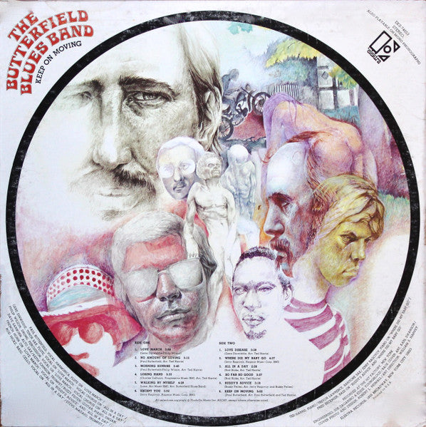 The Paul Butterfield Blues Band : Keep On Moving (LP, Album, CTH)
