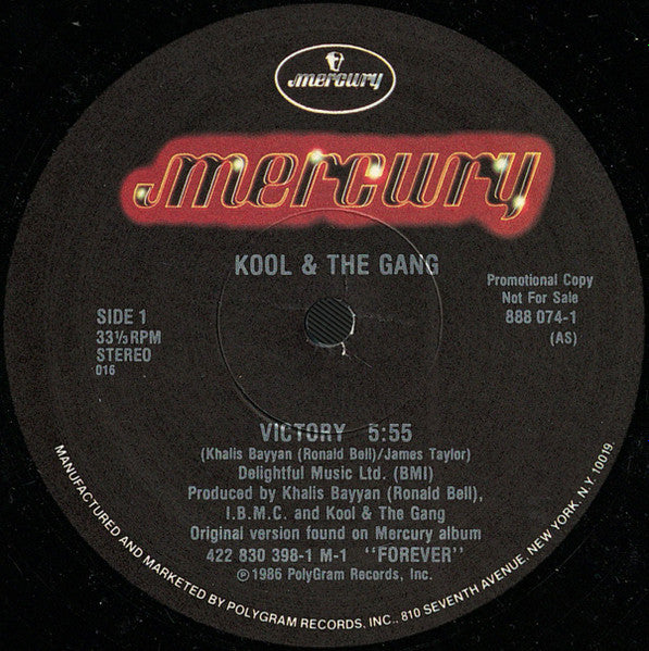 Kool & The Gang : Victory (12", Single, Promo)