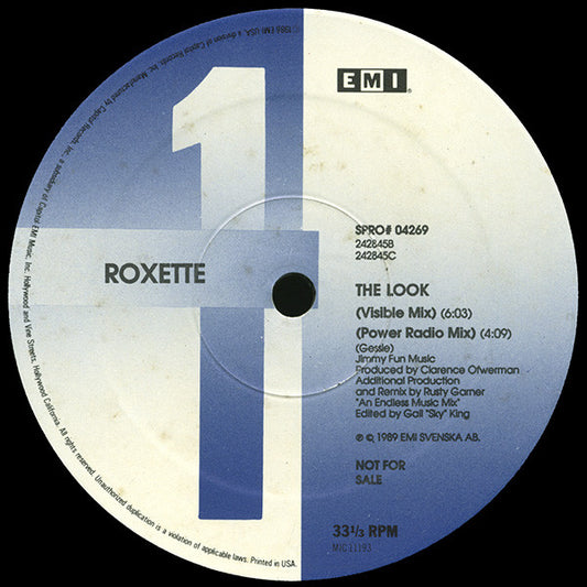 Roxette : The Look (12", Promo)
