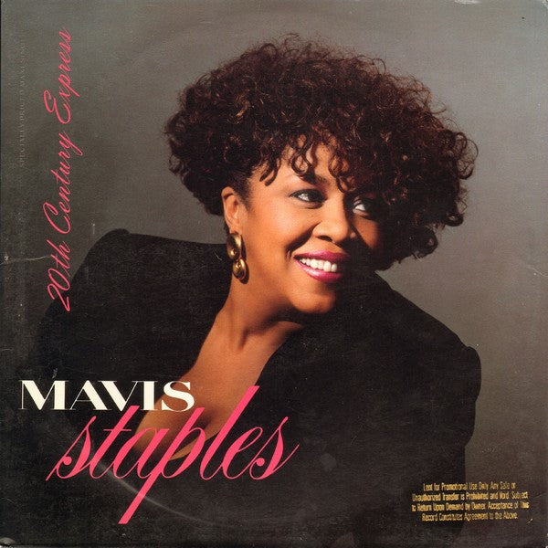 Mavis Staples : 20th Century Express (12", Maxi, ARC)