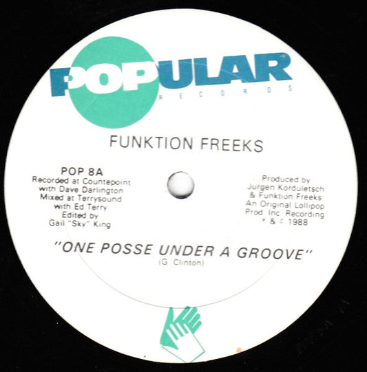 Funktion Freeks : One Posse Under A Groove (12")