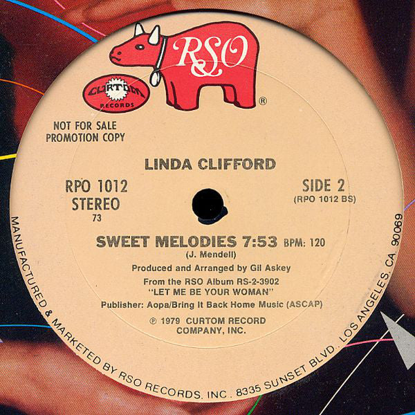 Linda Clifford : Don't Give It Up / Sweet Melodies (12", Promo)