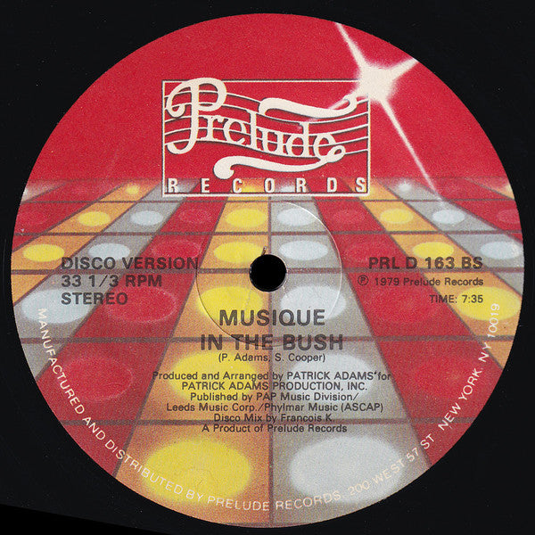 Musique : Keep On Jumpin' / In The Bush (12")