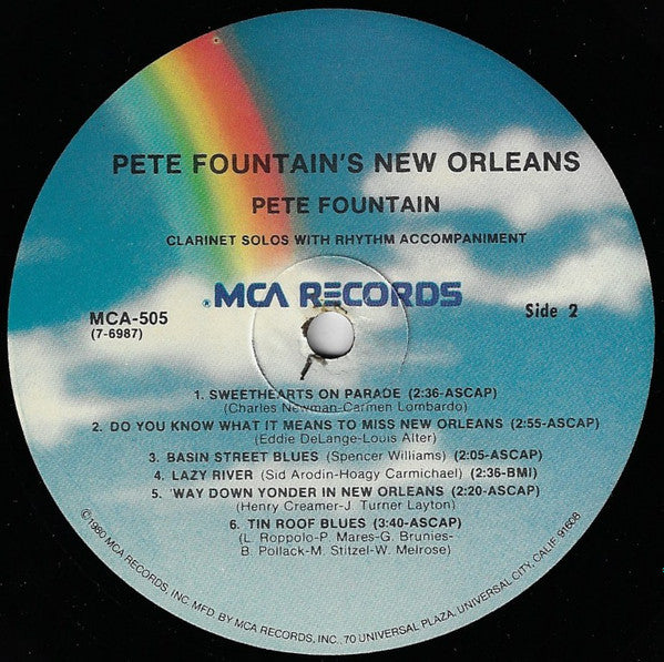 Pete Fountain : Pete Fountain's New Orleans (LP, Album, RE, RP)