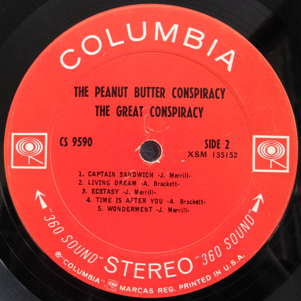 The Peanut Butter Conspiracy : The Great Conspiracy (LP, Album, Pit)