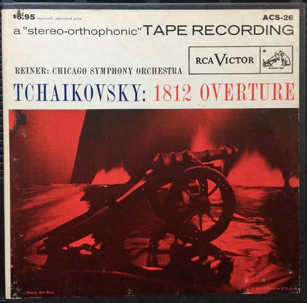 Fritz Reiner : Chicago Symphony Orchestra, Pyotr Ilyich Tchaikovsky : 1812 Overture (Reel, 2tr Stereo, 7" Reel, Album)