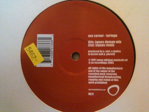 Axe Corner : Tortuga (12")