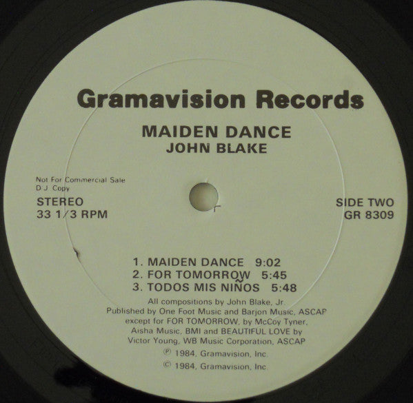 John Blake : Maiden Dance (LP, Album, Promo)