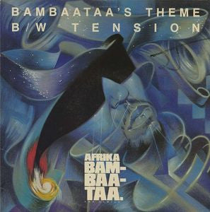Afrika Bambaataa & Family : Bambaataa's Theme B/W Tension (12", Promo)