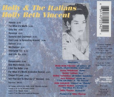Holly Beth Vincent : Holly & The Italians (CD, Album)