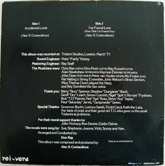 Love & Kisses : Love And Kisses (LP, Album)