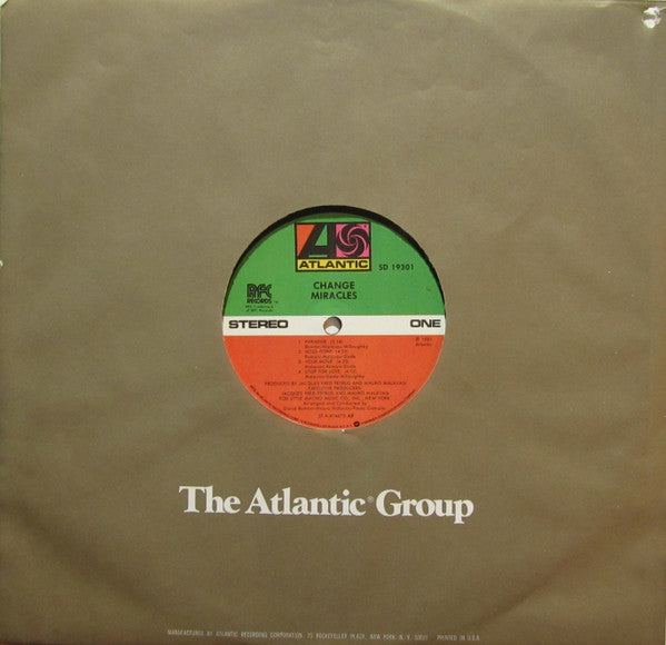 Change : Miracles (LP, Album, AR )