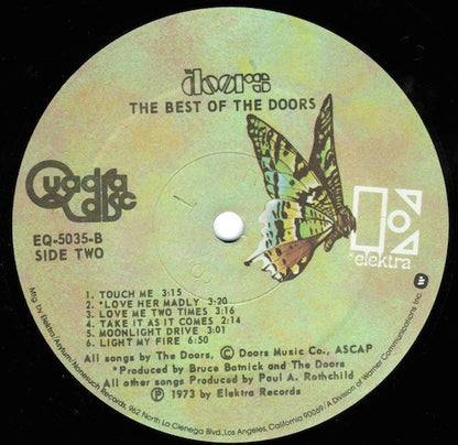 The Doors : The Best Of The Doors (LP, Comp, Quad, RE, CD-)