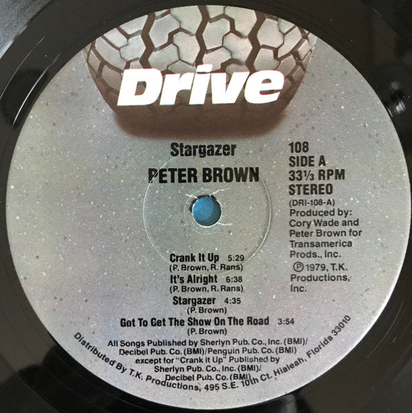 Peter Brown (2) : Stargazer (LP, Album, Rai)