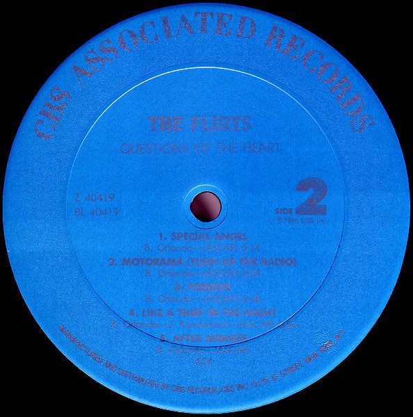 The Flirts : Questions Of The Heart (LP, Album)