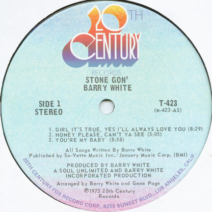 Barry White : Stone Gon' (LP, Album, Gat)