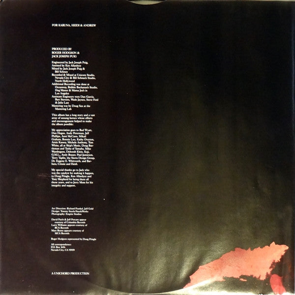 Roger Hodgson : Hai Hai (LP, Album)