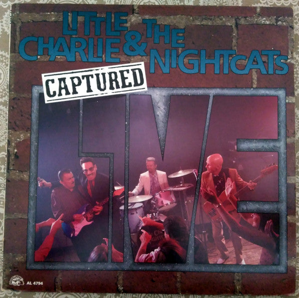 Little Charlie And The Nightcats : Captured Live (LP, Album)