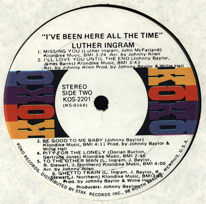 Luther Ingram : I've Been Here All The Time (LP)