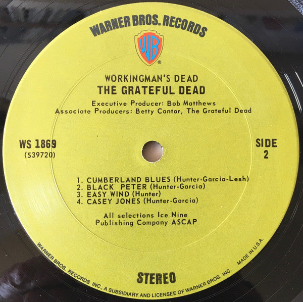 The Grateful Dead : Workingman's Dead (LP, Album)