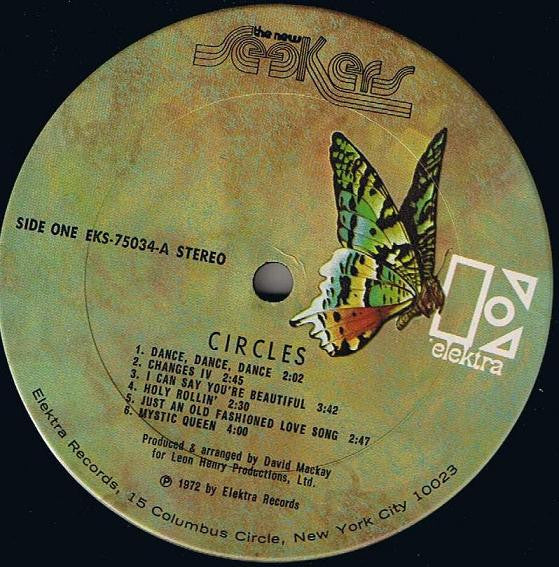 The New Seekers : Circles (LP, Album, San)