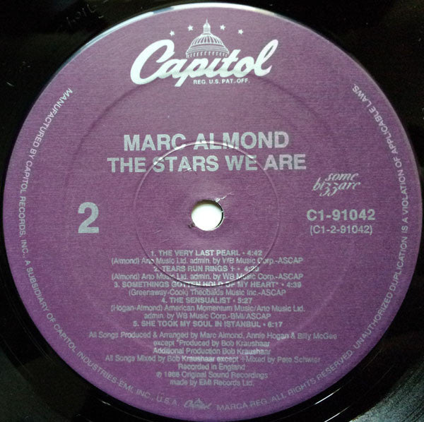 Marc Almond : The Stars We Are (LP, Album)