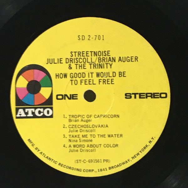 Julie Driscoll, Brian Auger & The Trinity : Streetnoise (2xLP, Album, PR,)