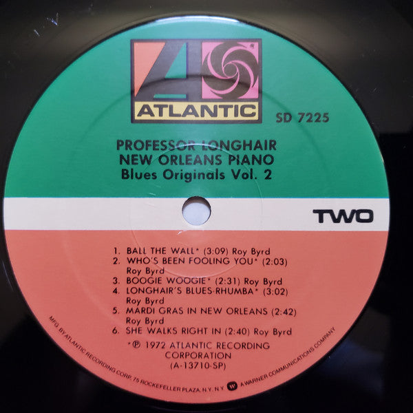 Professor Longhair : New Orleans Piano (LP, Album, Mono, RE, Gat)