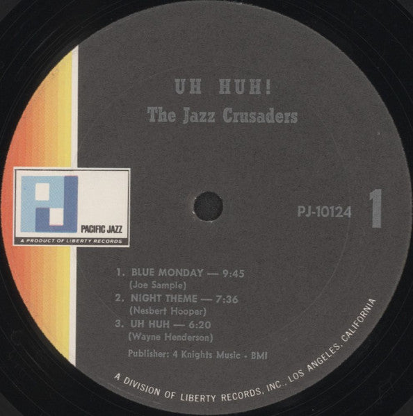 The Crusaders : Uh Huh (LP, Album, Mono, Gat)