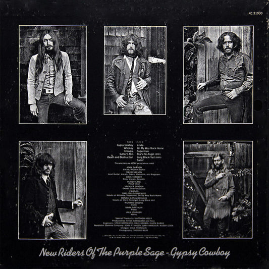 New Riders Of The Purple Sage : Gypsy Cowboy (LP, Album, Pit)