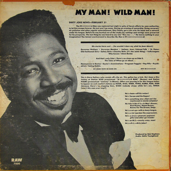 Wildman Steve (2) : My Man! Wild Man! (LP)