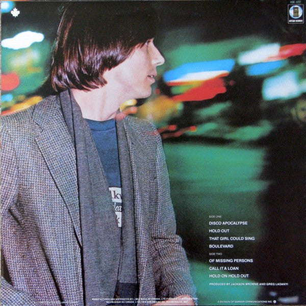 Jackson Browne : Hold Out (LP, Album, C -)