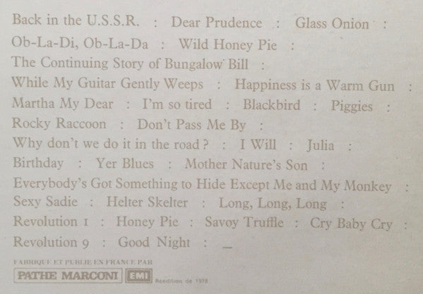 The Beatles : The Beatles (2xLP, Album, RE)