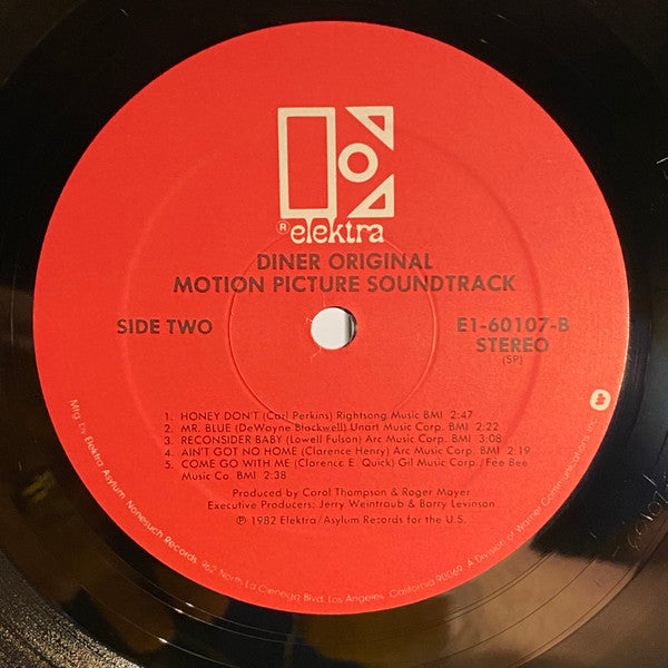 Various : Diner (Original Motion Picture Soundtrack) (2xLP, Comp, Spe)