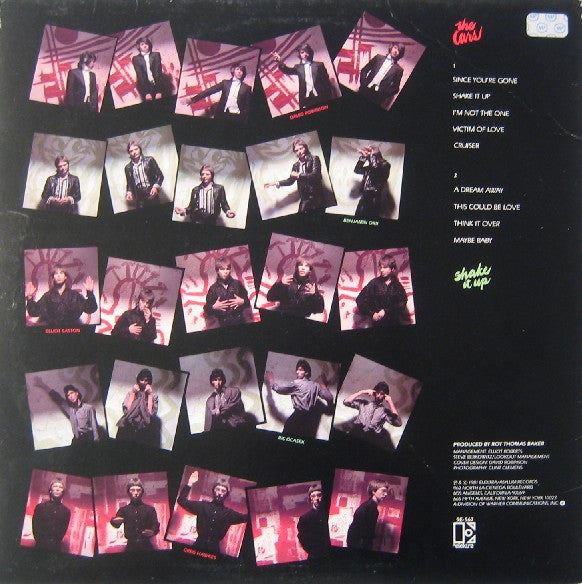 The Cars : Shake It Up (LP, Album, SP )