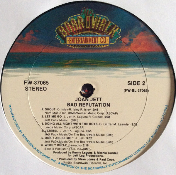 Joan Jett : Bad Reputation (LP, Album, RE, Gol)