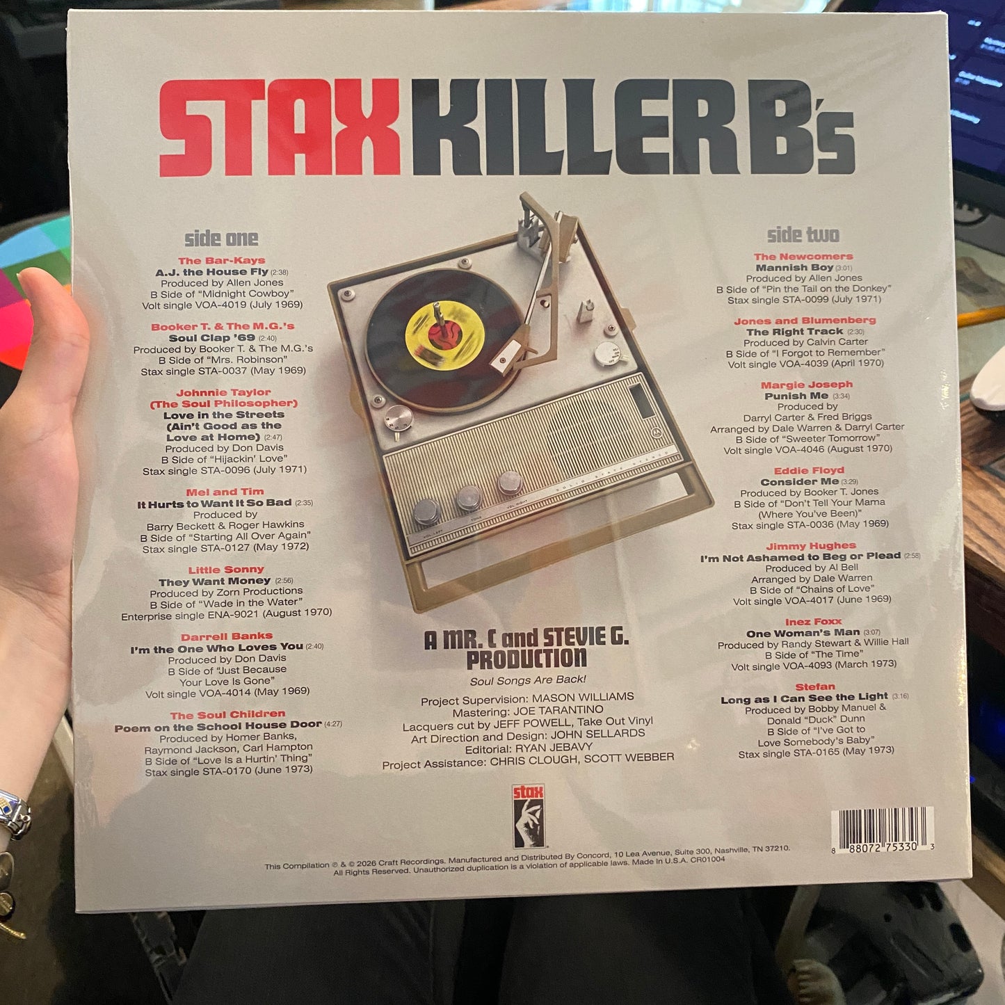 Various Artists - Stax: Killer B's (RSD 2026)