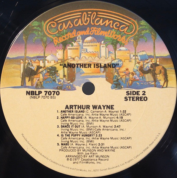 Artie Wayne : Another Island (LP, Album)