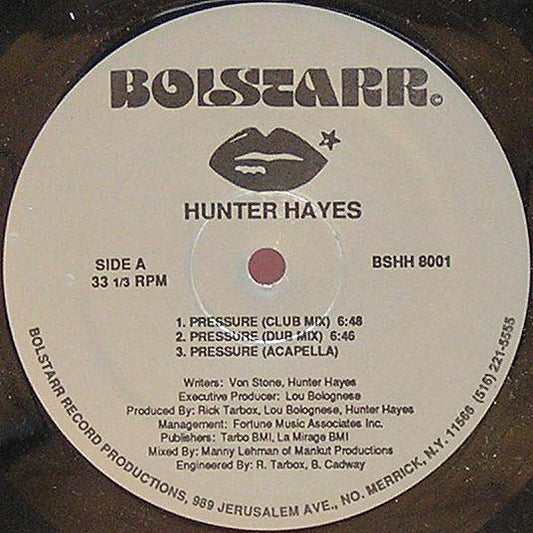 Hunter Hayes : Pressure (12")