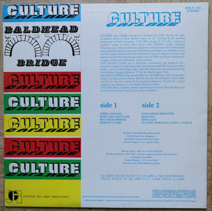 Culture : Baldhead Bridge (LP, Album, RE)