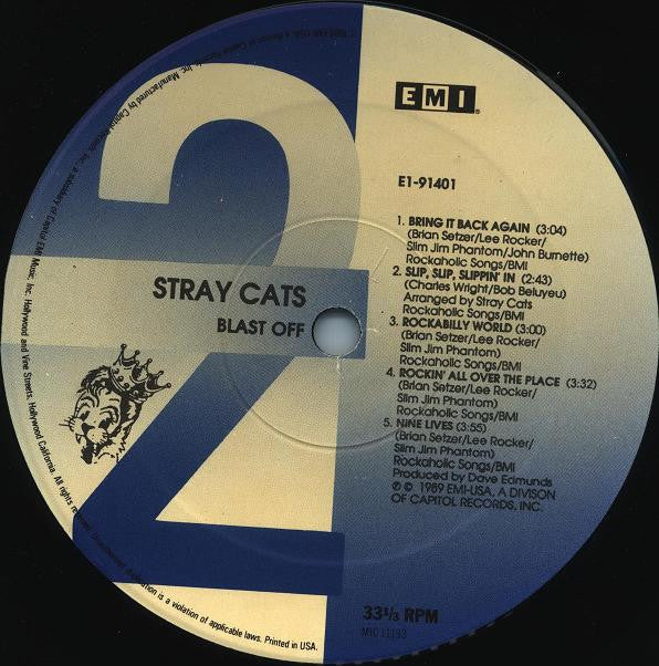 Stray Cats : Blast Off (LP, Album)