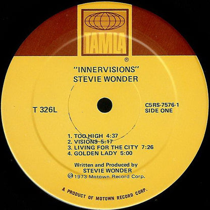 Stevie Wonder : Innervisions (LP, Album, Sup)