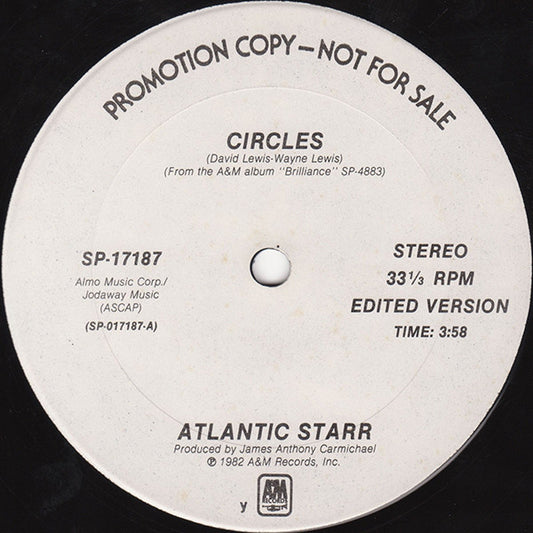 Atlantic Starr : Circles (12", Promo)