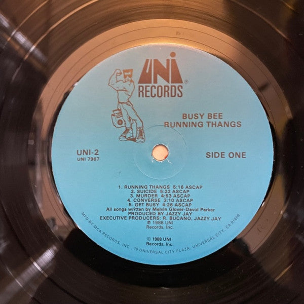 Busy Bee : Running Thangs (LP, Album)