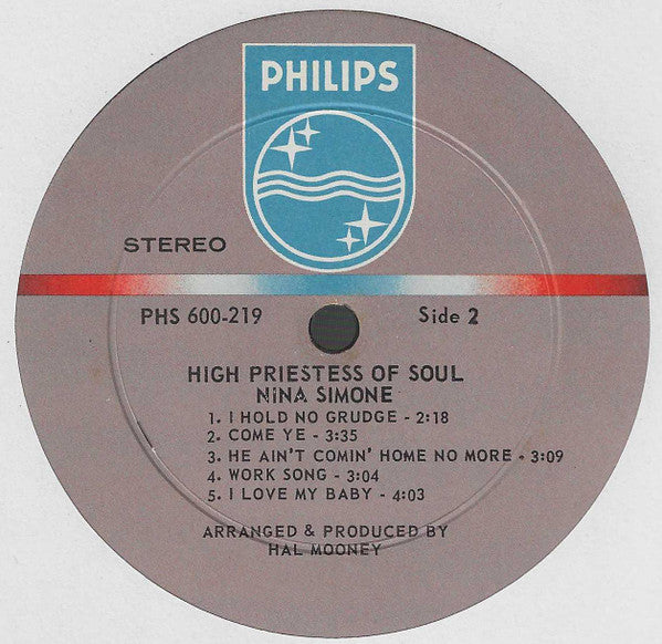 Nina Simone : High Priestess Of Soul (LP, Album)