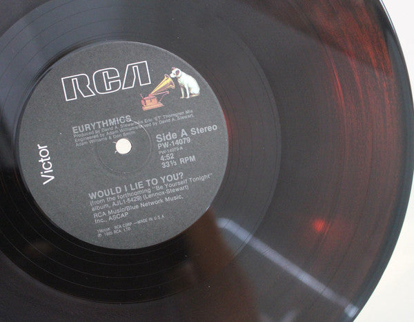 Eurythmics : Would I Lie To You? (12", Ora)