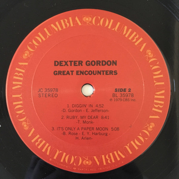 Dexter Gordon : Great Encounters (LP, Album, San)